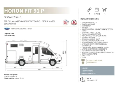 Foto C.I. Horn FIT 91XT 2026 - CI International Horon FIT 91XT