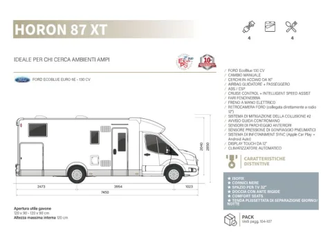 Foto C.I. Horon 87 XT 2026 - CI International Horon 87XT