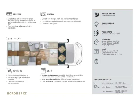 Foto C.I. Horon 87 XT 2026 - CI International Horon 87XT